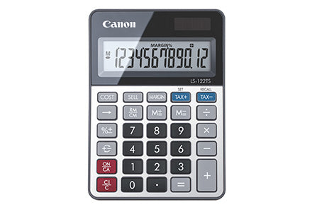 Canon LS-122TS regnemaskine Desktop Skærm Grå