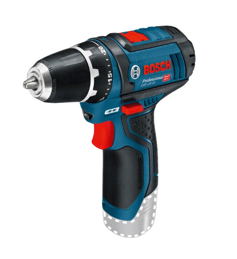 Bosch GSR 12V-15 i taske + 39 tilbehørsdele