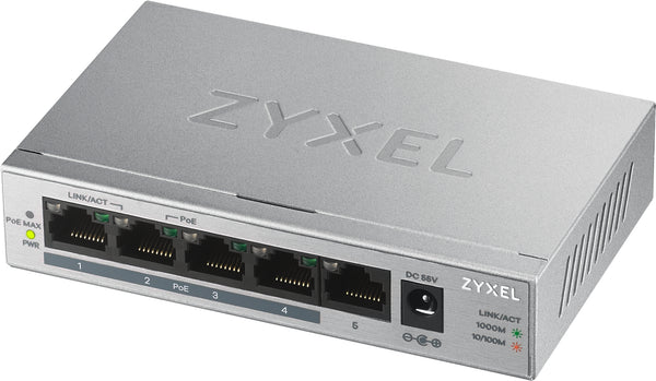 Zyxel GS1005HP Switch 5-porte Gigabit PoE