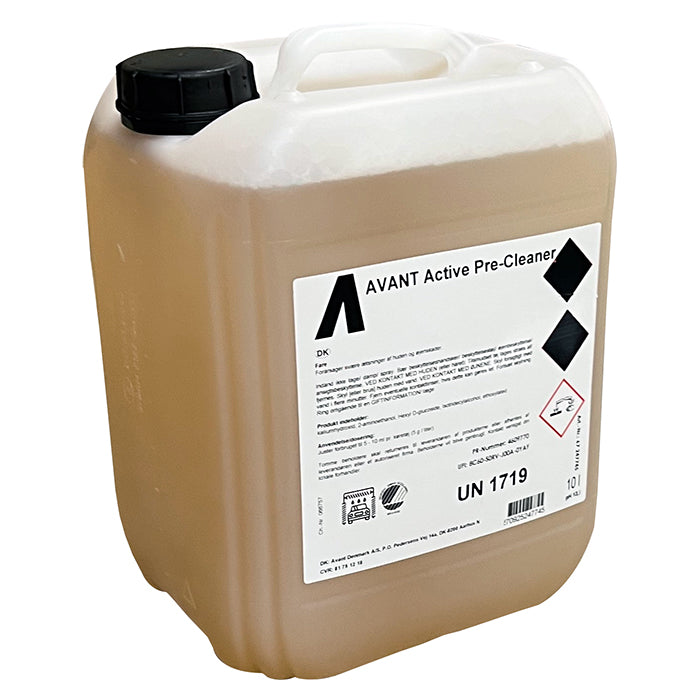 Forvaskalkalisk pre-cleaner 10 L - Svanemærket, høj skumning - Avant