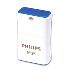 Philips FM16FD85B Pico Edition 2.0 16GB USB 2.0 USB stick Blå Hvid