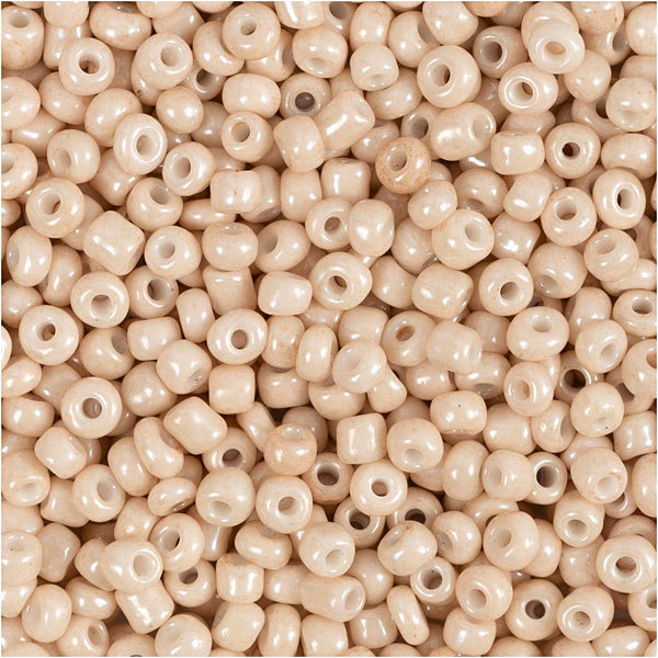 Rocaiperler, diam. 3 mm, str. 8/0, hulstr. 0,6-1,0 mm, pudder, 25 g/ 1 pk.