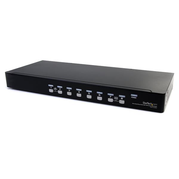 StarTech.com  VGA KVM  - 1U Rack Mount - USB VGA KVM  Audio - 1920 x 1440 @60hz - KVM Video  (SV831DUSBAU) KVM / audio-switch Desktop