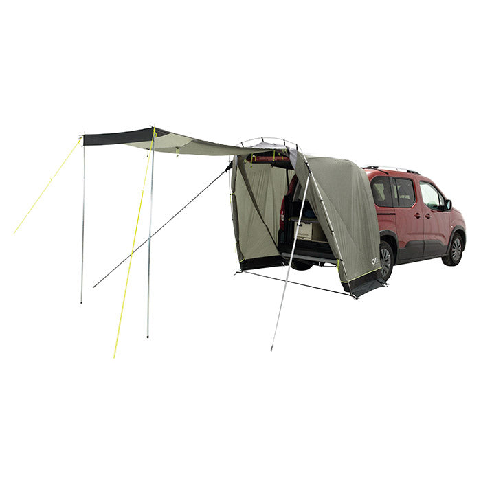 Biltelt Sandcrest S - vandtæt bagklapstelt til SUV/MPV, letvægts aluminiumstang, Insektnet - Outwell