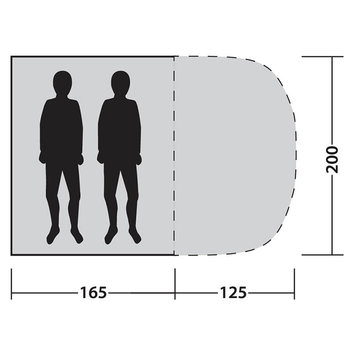 Strandtelt UPF 50+ - hurtig opsætning, sandfyldte hjørneposer og pløkker, 2,3 kg - Outwell