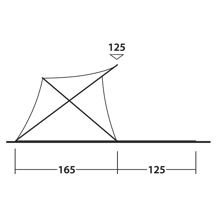 Strandtelt UPF 50+ - hurtig opsætning, sandfyldte hjørneposer og pløkker, 2,3 kg - Outwell