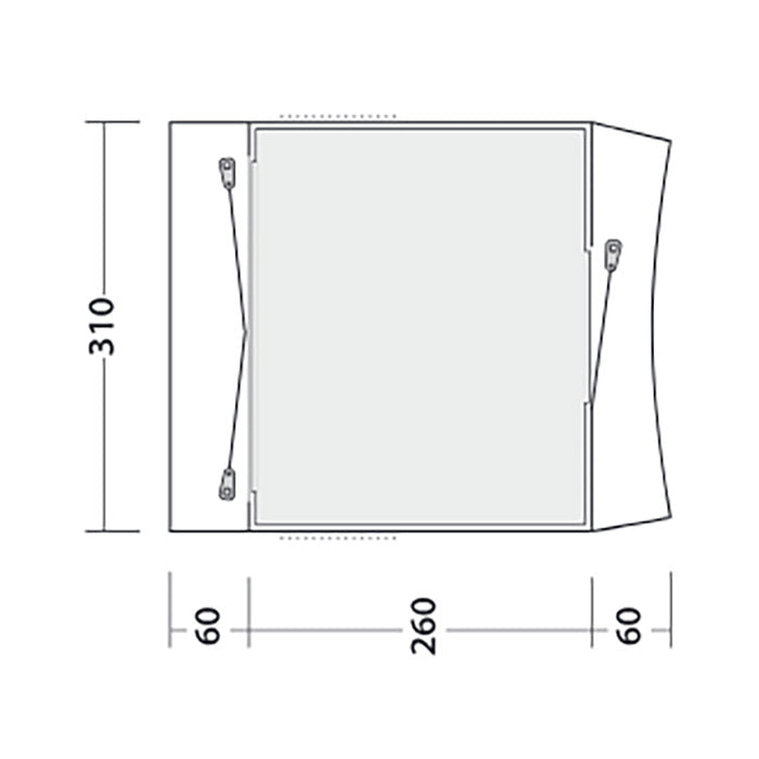 Biltelt tunneldesign med frontsolsejl, ståhøjde og ventilering - Easy Camp