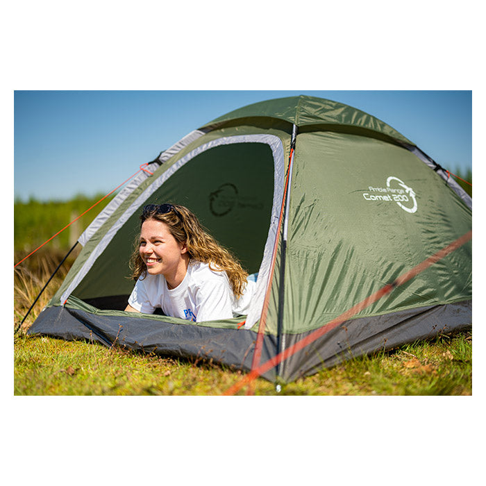 2-personers kuppeltelt, let opsætning, tagventilation - Easy Camp