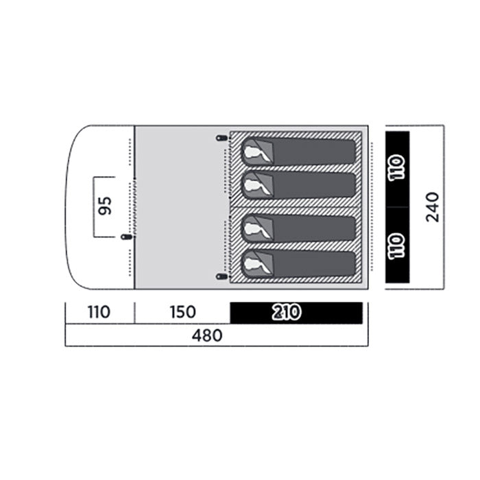 Easy Camp Telt Palmdale 400 - easycamp