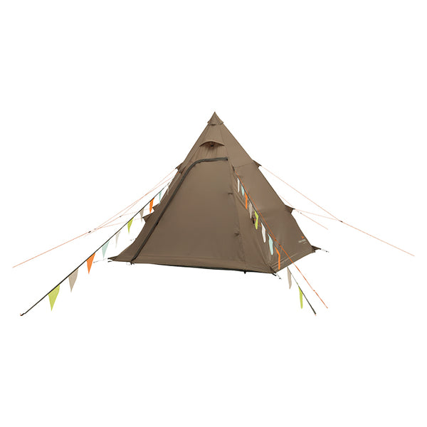 Telt Otra Tipi - tipi-telt til 4 personer uden midterstang, ventilering og mesh-dør - Easy Camp