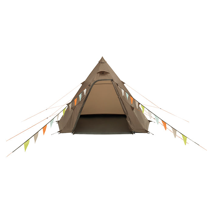 Telt Otra Tipi - tipi-telt til 4 personer uden midterstang, ventilering og mesh-dør - Easy Camp