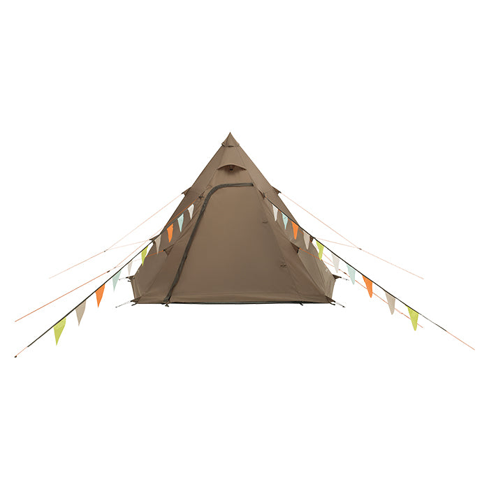 Telt Otra Tipi - tipi-telt til 4 personer uden midterstang, ventilering og mesh-dør - Easy Camp