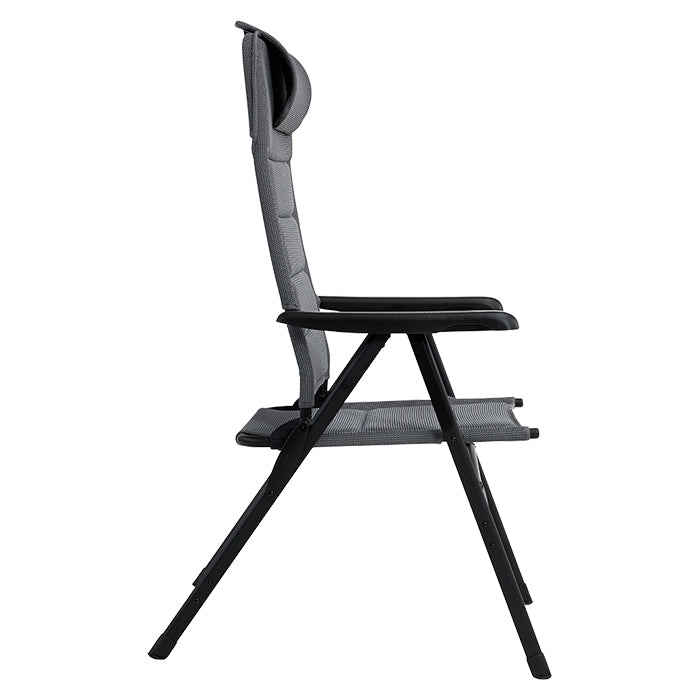 Campingstol foldbar med nakkestøtte 200 kg kapacitet - Outwell