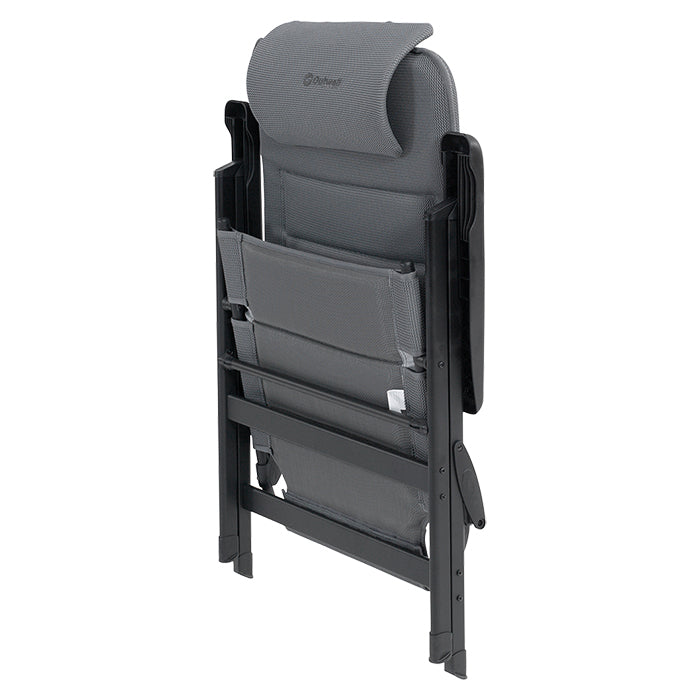 Campingstol foldbar med nakkestøtte 200 kg kapacitet - Outwell