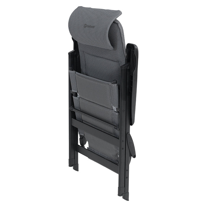 Campingstol høj ryg, sammenklappelig, justerbar nakkestøtte - Outwell