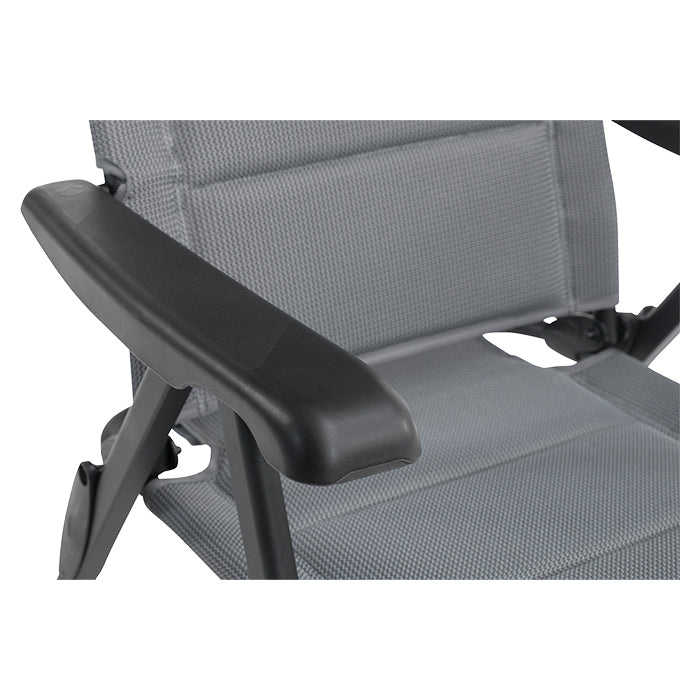 Campingstol høj ryg, sammenklappelig, justerbar nakkestøtte - Outwell