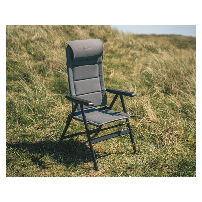 Campingstol høj ryg, sammenklappelig, justerbar nakkestøtte - Outwell