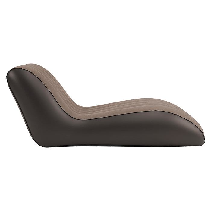 Oppustelig loungestol i velour 84x140 cm - Maple Lounger, easycamp