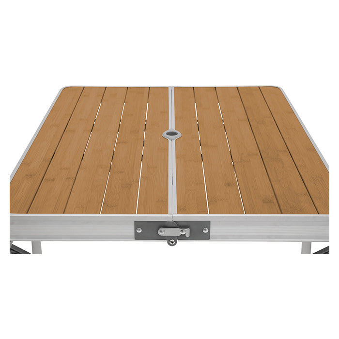 Picnicsæt bambusbord kompakt foldbart 85x136 cm - Outwell