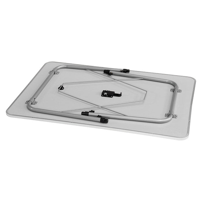 Foldbart campingbord 70x100 cm, justerbart højde, kompakt og stabil - Easy Camp