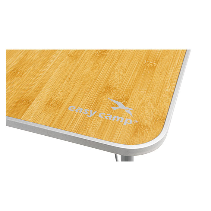 Foldbart campingbord 70x100 cm, justerbart højde, kompakt og stabil - Easy Camp