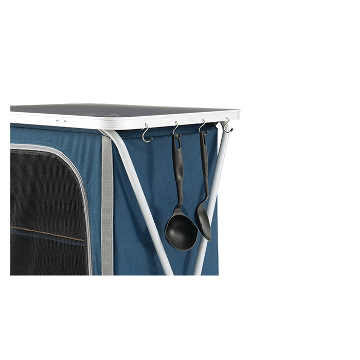 Garderobe foldbar med hylder og kroge 60x52x97 cm - Easy Camp