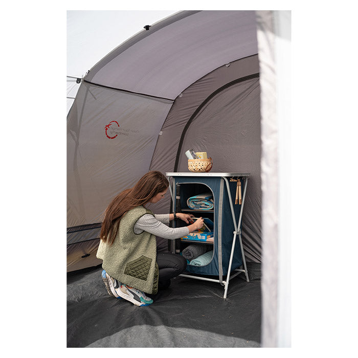 Garderobe foldbar med hylder og kroge 60x52x97 cm - Easy Camp