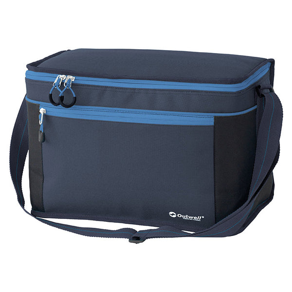 Køletaske 20L med justerbar skulderrem, vandtæt inderstof og lynlåslomme - Outwell