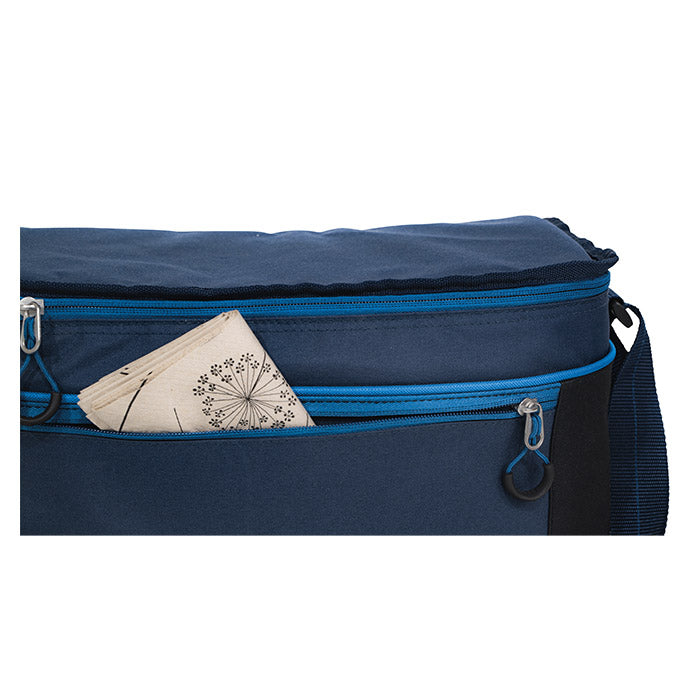 Køletaske 20L med justerbar skulderrem, vandtæt inderstof og lynlåslomme - Outwell