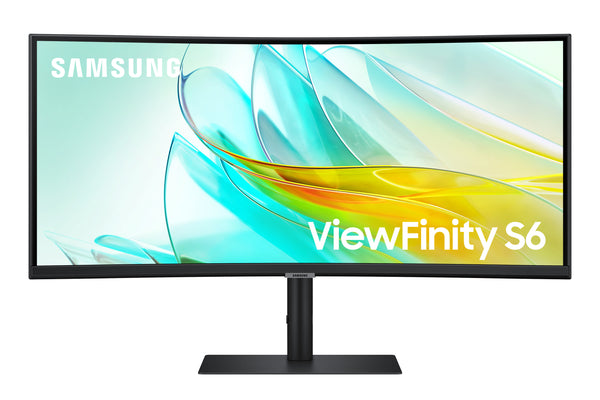 Samsung ViewFinity S6 S34C652UAU 34 3440 x 1440 (UltraWide) HDMI DisplayPort USB-C 100Hz Dockingskærm