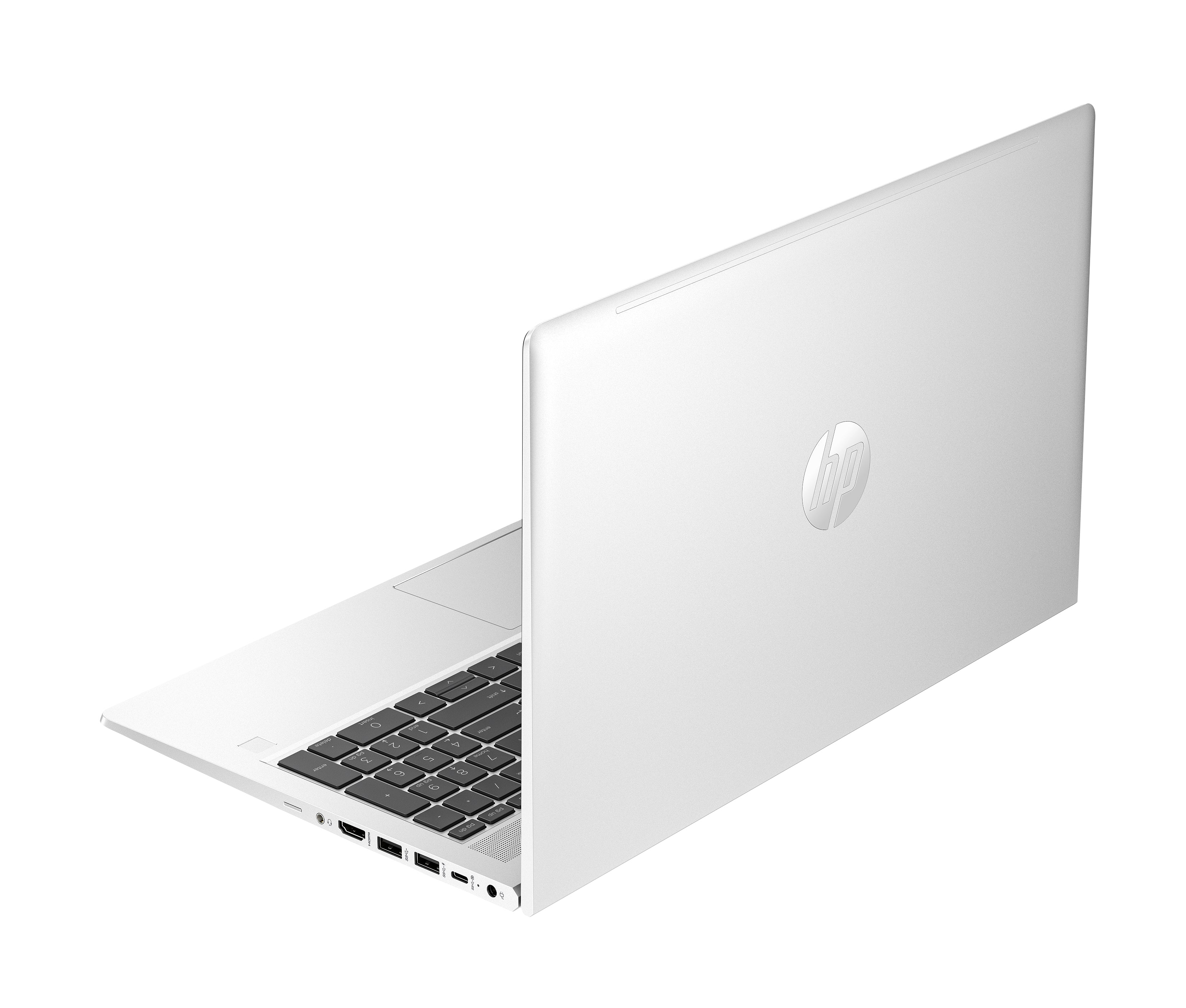 HP ProBook 455 G10 AMD Ryzen™ 5 7530U Laptop 39,6 cm (15.6) Fuld HD 16 GB DDR4-SDRAM 512 GB SSD Wi-Fi 6E (802.11ax) Windows 11 Pro Sølv