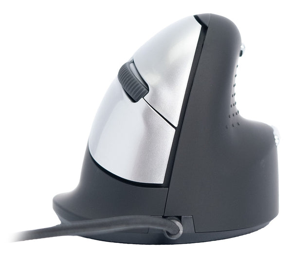 R-Go HE Mouse Ergonomisk mus, Medium (165-195mm), Højre, med kabel Kabling Sort
