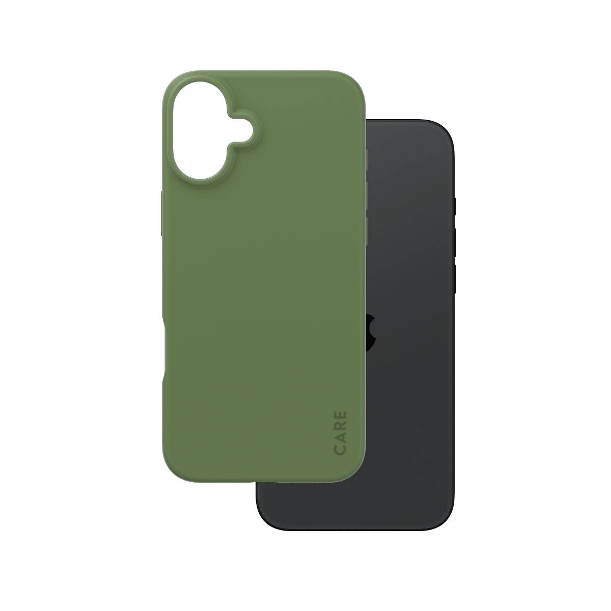 PanzerGlass CARE Fashionable Case til iPhone 16 Plus Grøn