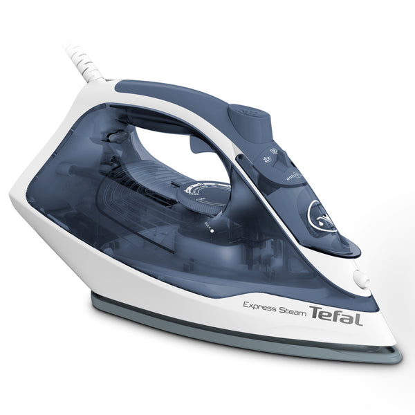 Tefal Express Steam FV2837E0 Dampstrygejern 2400W Blå Hvid