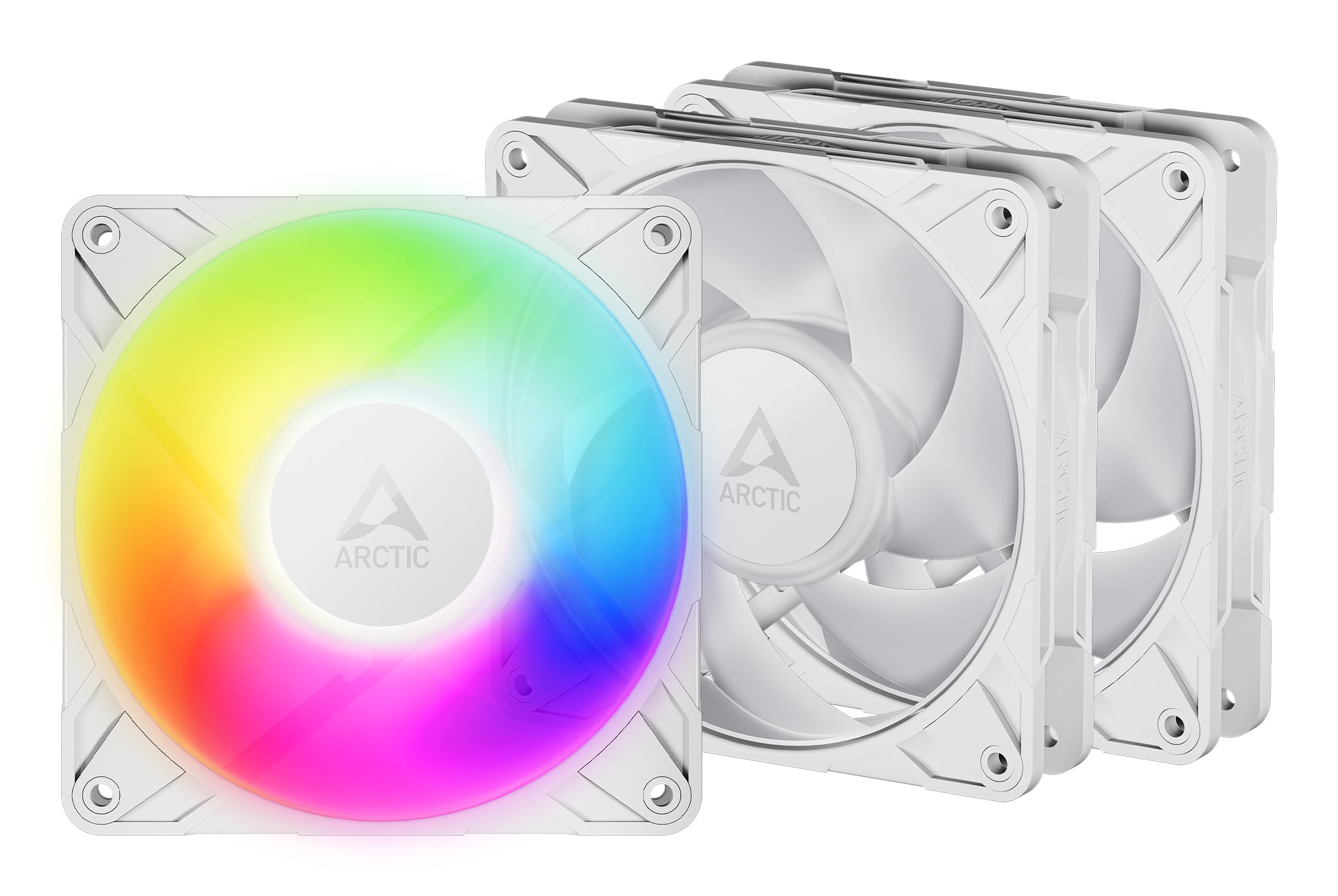 Arctic P12 Pro A-RGB Fan 3-pack Hvid 120 mm