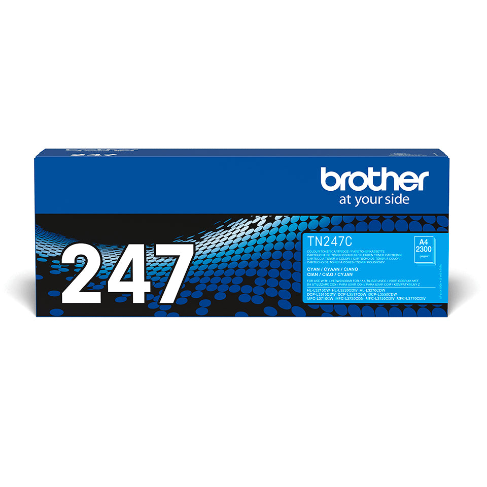 Brother TN 247C Cyan 2300 sider Toner