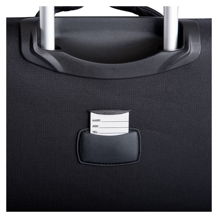 Trolleysæt 3 stk blød kabinekuffert, mellem og stor, TSA-lås, 4 dobbelthjul - Bon Goût