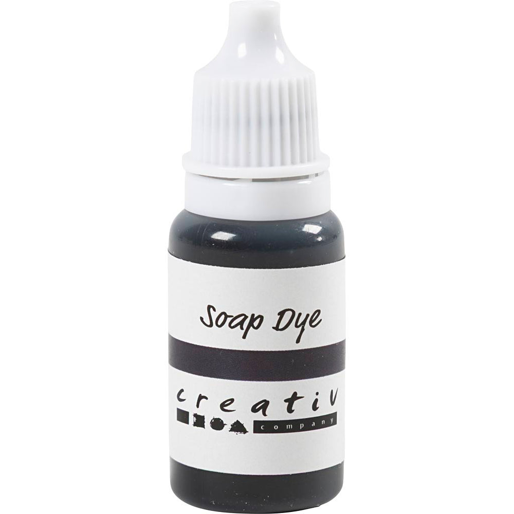 Sæbefarve, sort, 10 ml/ 1 fl.