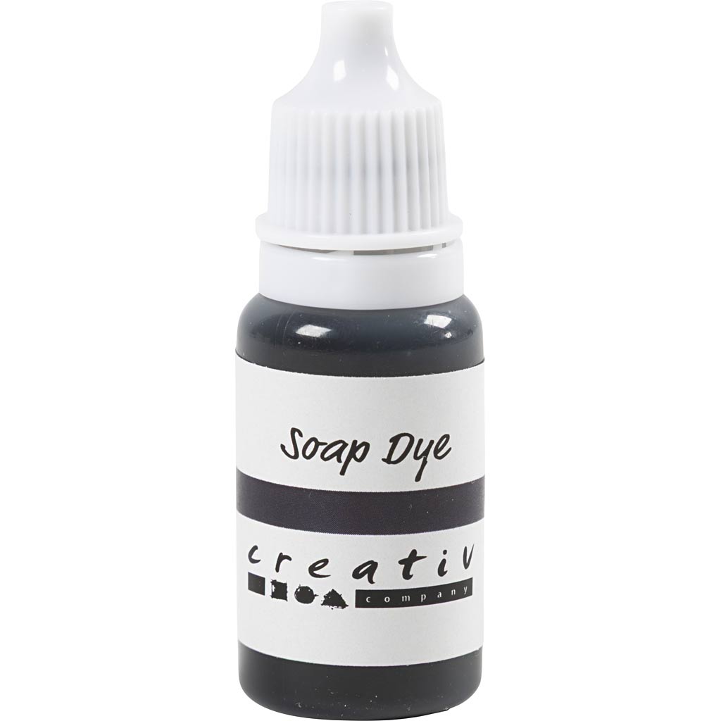 Sæbefarve, sort, 10 ml/ 1 fl.