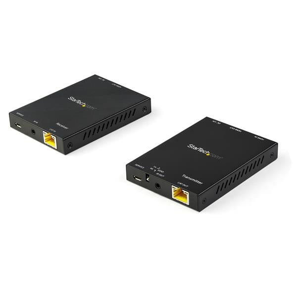 StarTech.com HDMI over CAT6 Extender Kit - 4K 60Hz - HDMI Balun Kit - Signal up to 165 ft / 50m - HDR - 4 4 4 - 7.1 Audio Support (ST121HD20V) Video/audio ekspander