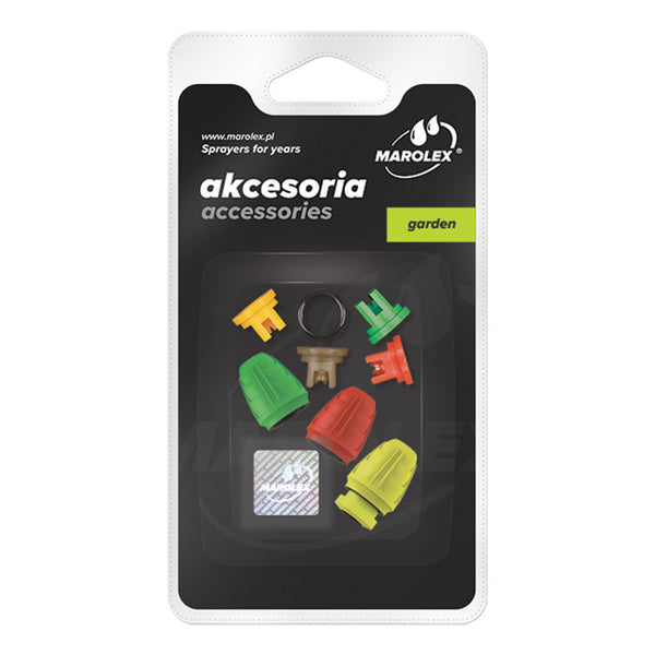 Dysekit 7 dyser til Marolex sprøjte - universelt kompatibelt, justerbare dyser - Marolex