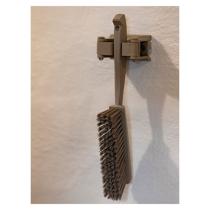 Vægophæng til kosteskaft 28 - 33 mm, sort enkelt - Vikan