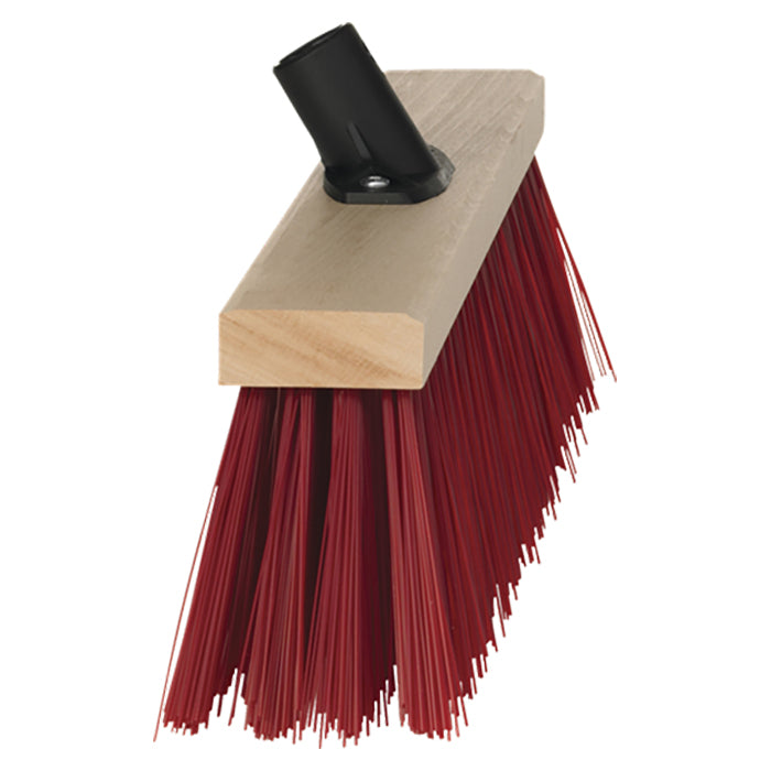 Gadekost 515 mm med gevind til skaft, stiv børste - Vikan