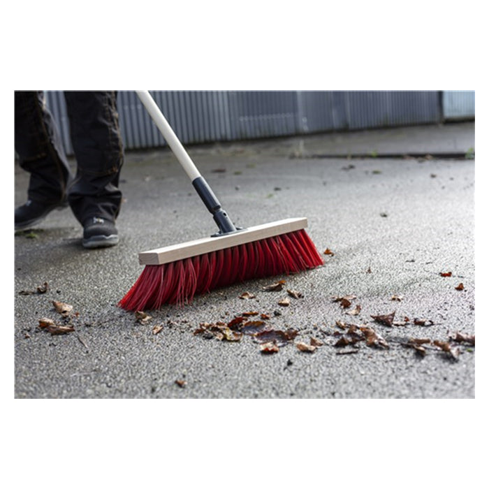 Gadekost 515 mm med gevind til skaft, stiv børste - Vikan