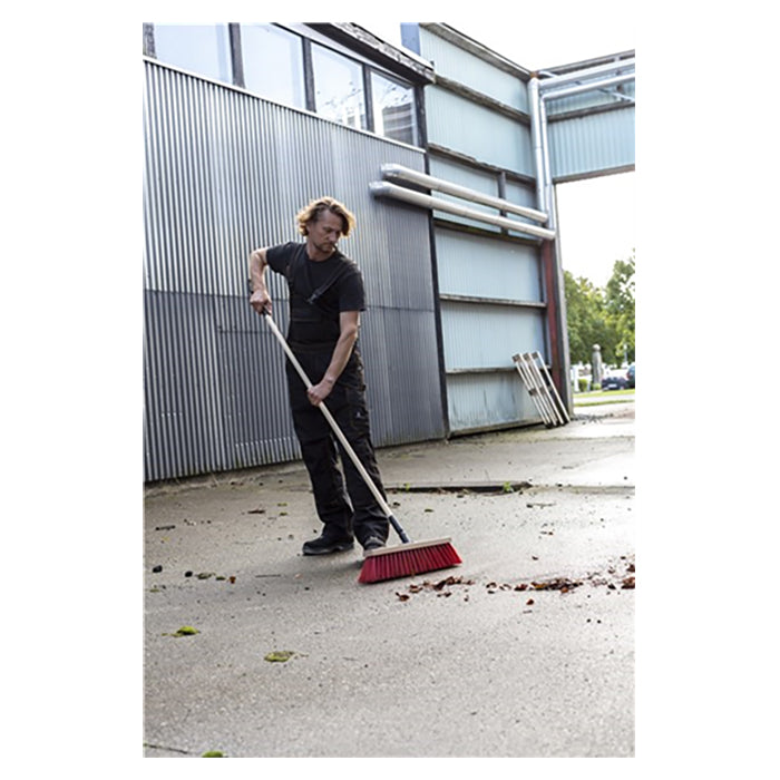 Gadekost 515 mm med gevind til skaft, stiv børste - Vikan