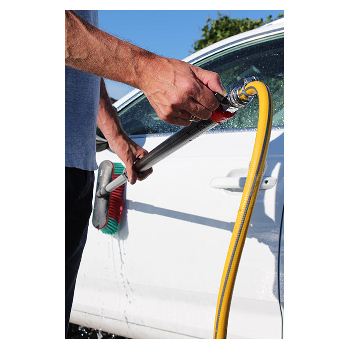 Teleskopskaft 1060 - 1600 mm med On/Off vandgreb og ½ lynkobling - Vikan