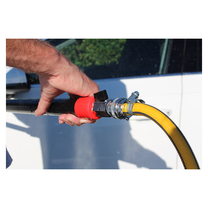 Teleskopskaft 1060 - 1600 mm med On/Off vandgreb og ½ lynkobling - Vikan