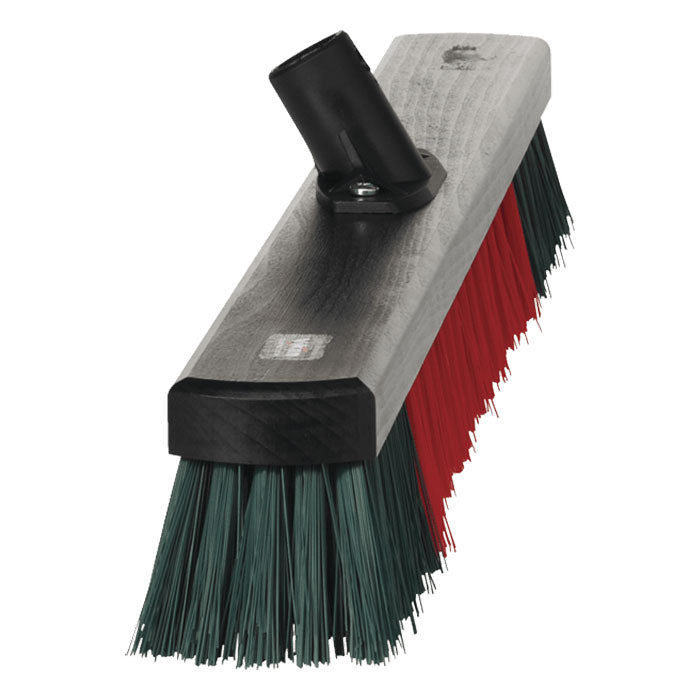 Værkstedskost 63 cm stive børstehår til vådt/olieret affald - Vikan