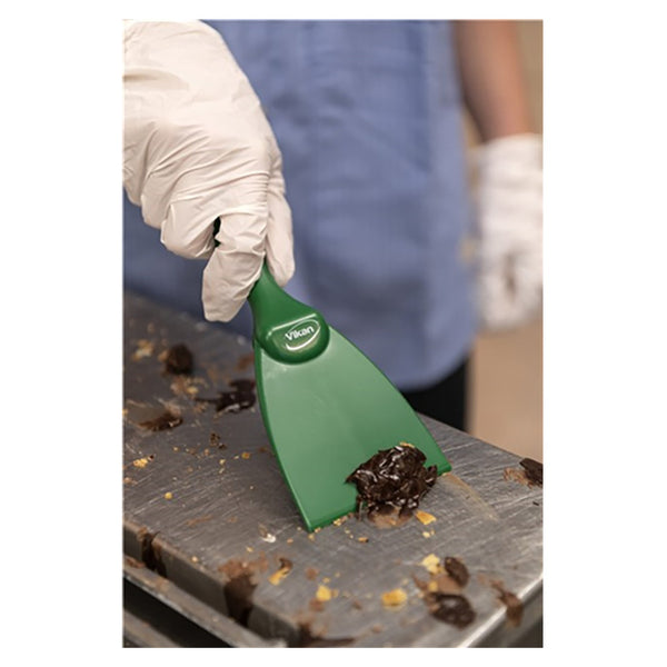 Håndskraber 75 mm grøn til rengøring af små områder - Vikan