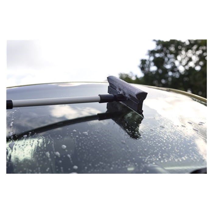 Forrudeskraber teleskop 710 - 1250 mm med svamp, 200 mm blad - Vikan